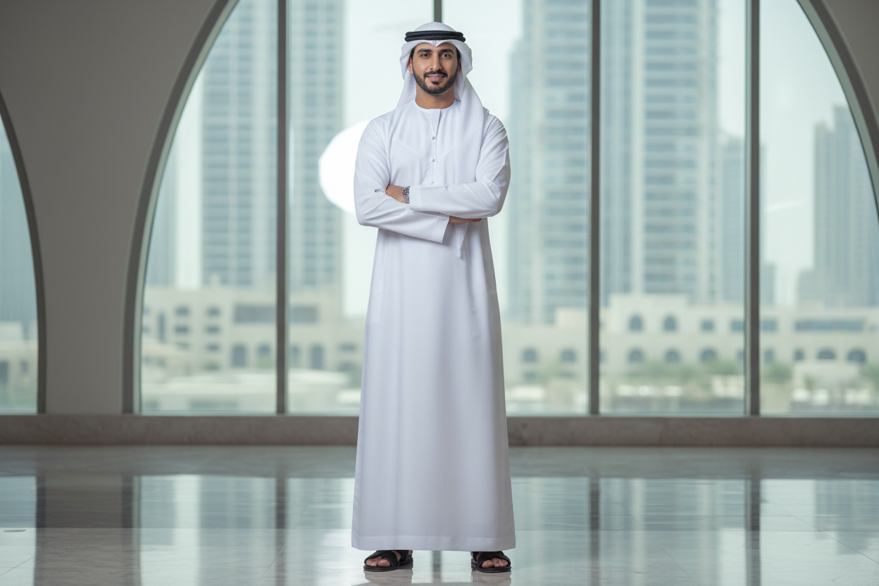 emarati kamees weared men